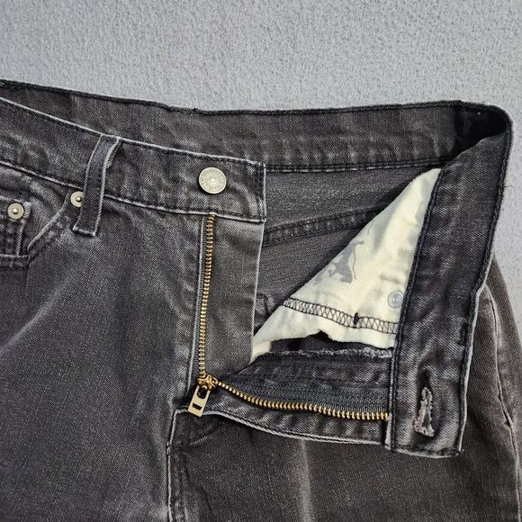 Levi's 541 Men 29X30 (30X28) Black Athletic Taper Fit Jeans - Picture 5 of 13